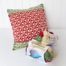 Load image into Gallery viewer, Heart pillow - yarn package with knitting pattern