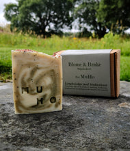 Last inn bildet i Galleri-visningsprogrammet, såpestykke med vakker marmorering