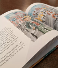 Last inn bildet i Galleri-visningsprogrammet, Utdrag frå boka Over havet til Amerika, med tekst og illustrasjon