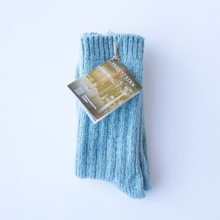 Load image into Gallery viewer, sokk lys grå blå