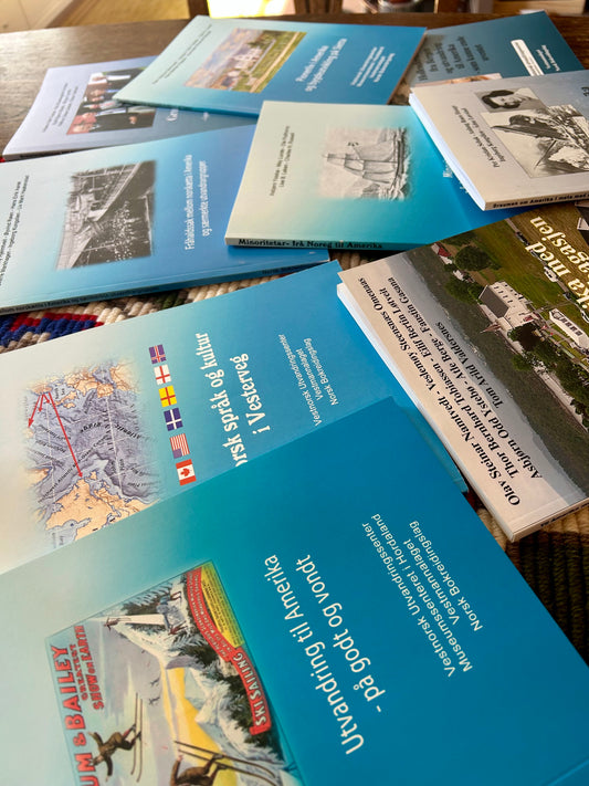 Bøker frå Utvandringsfestivalen sine seminar gjennom tidene
