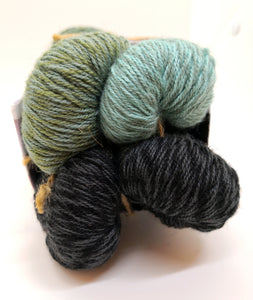 The cogwheel shawl - yarn package with knitting pattern