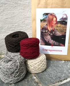 The Lygra sweater - knitting set with wild sheep yarn