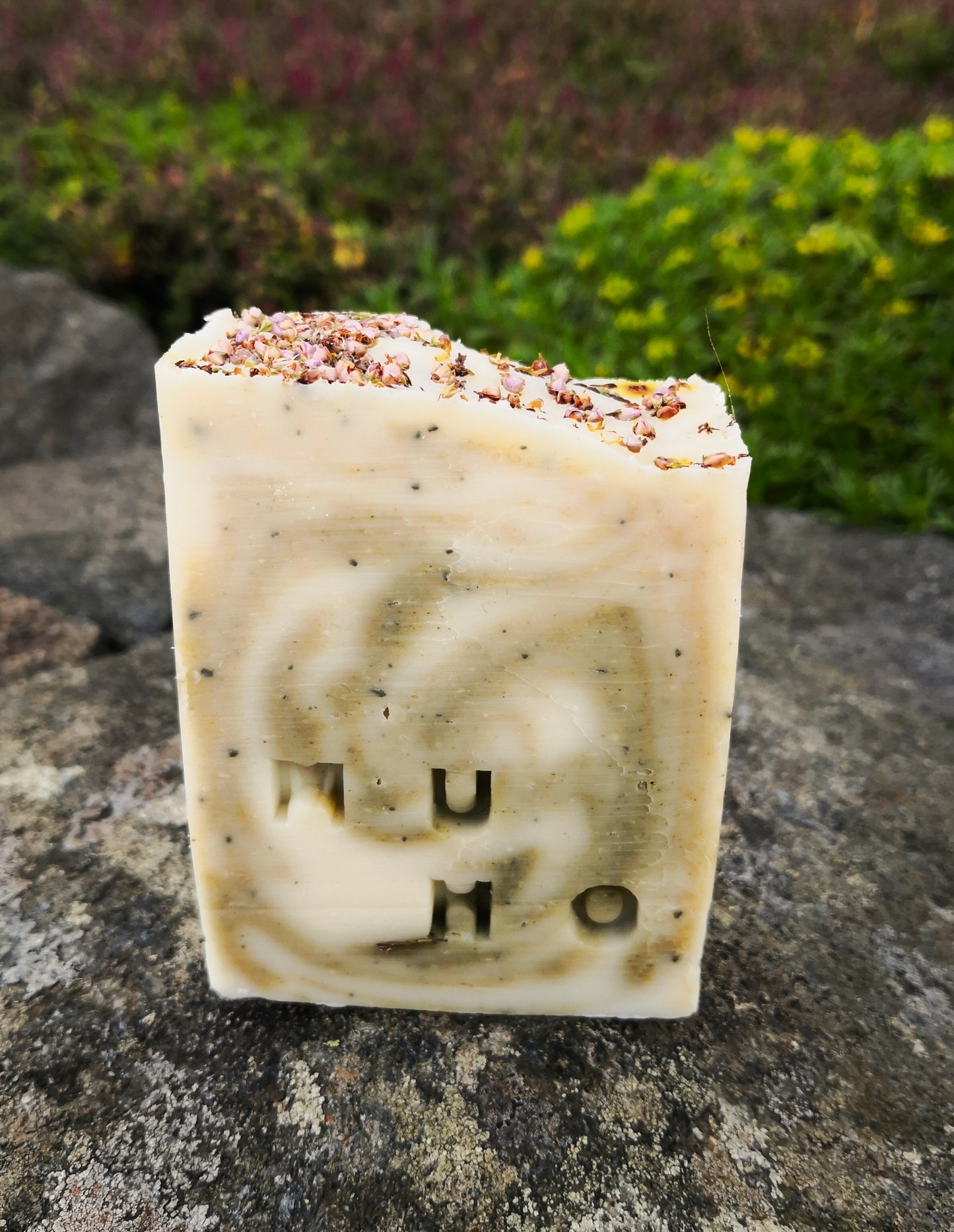 Såpestykke med lyng