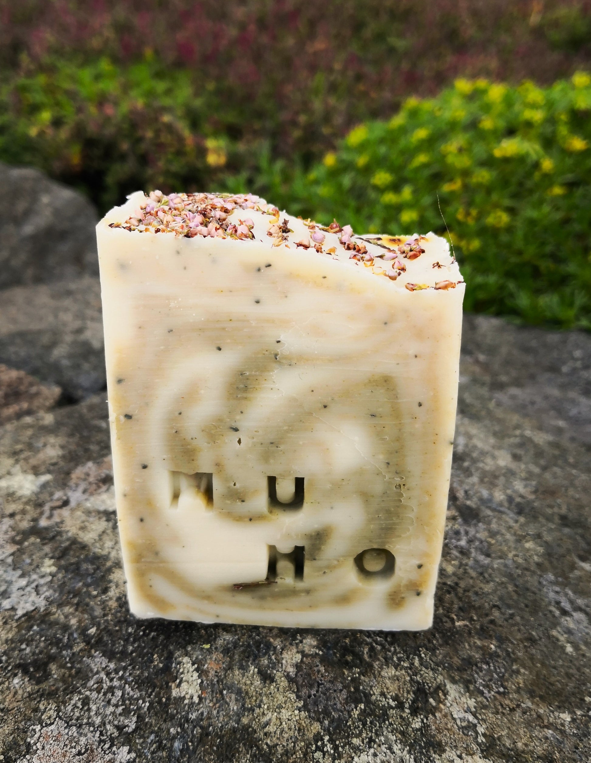 Såpestykke med lyng