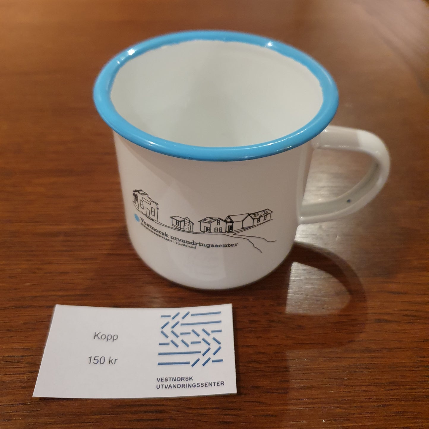 Cup with a motif of Prairie Village