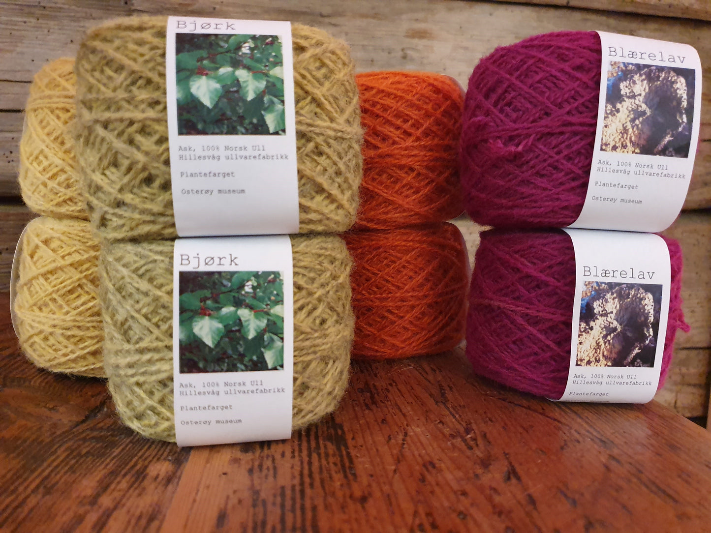 Plant-dyed yarn